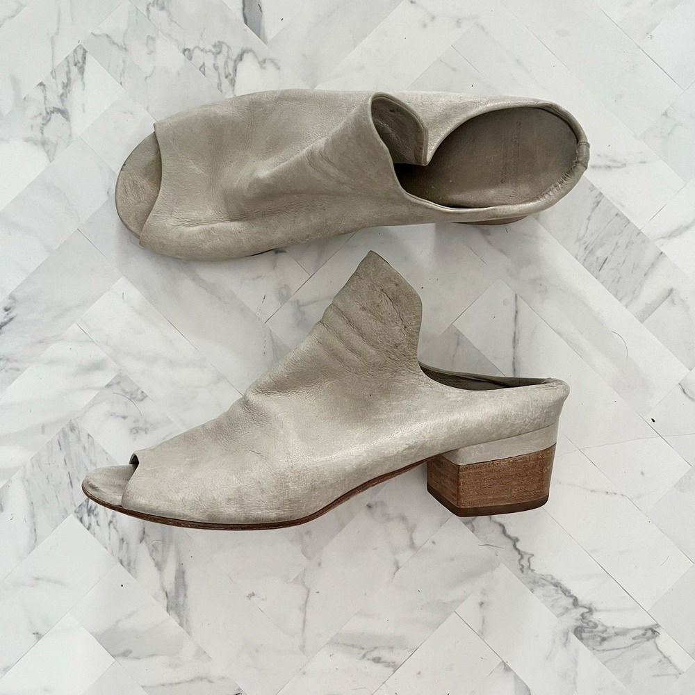 OFFICINE CREATIVE Leather Slide Sandals Size EU= 37.5/ US= 7.5